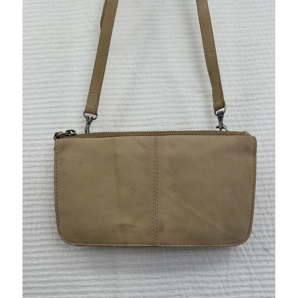 Lucky Brand‎ Western Style Convertible Crossbody Leather Wallet Bag Purse